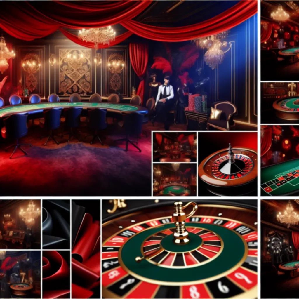 Luksusowa aranżacja sali na wieczór kasynowy Lucky Night Event