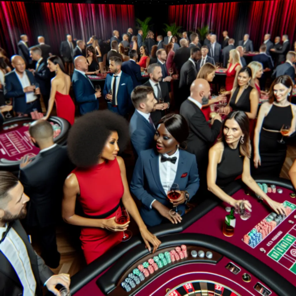 Galeria zdjęć z wieczorów korporacyjnych w stylu kasyna