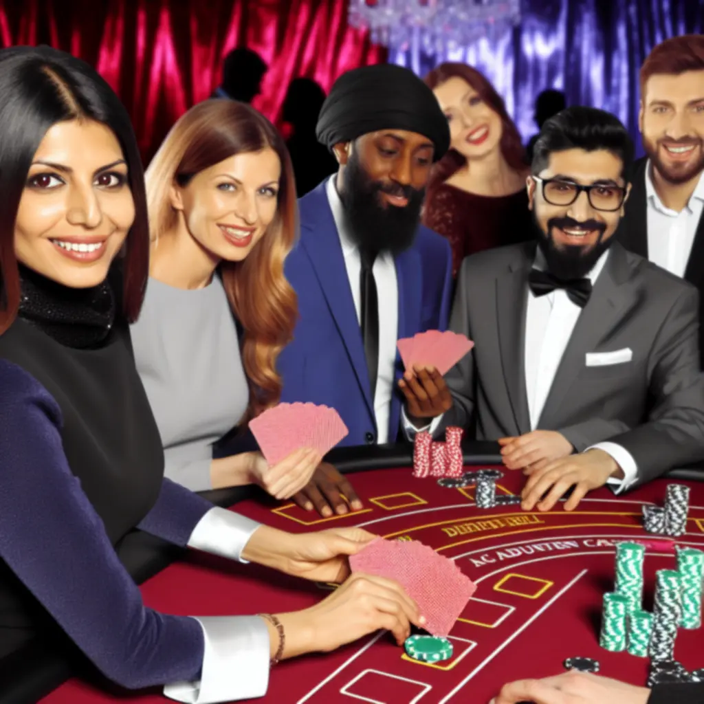 Ekskluzywny krupier prowadzący prywatny wieczór kasynowy